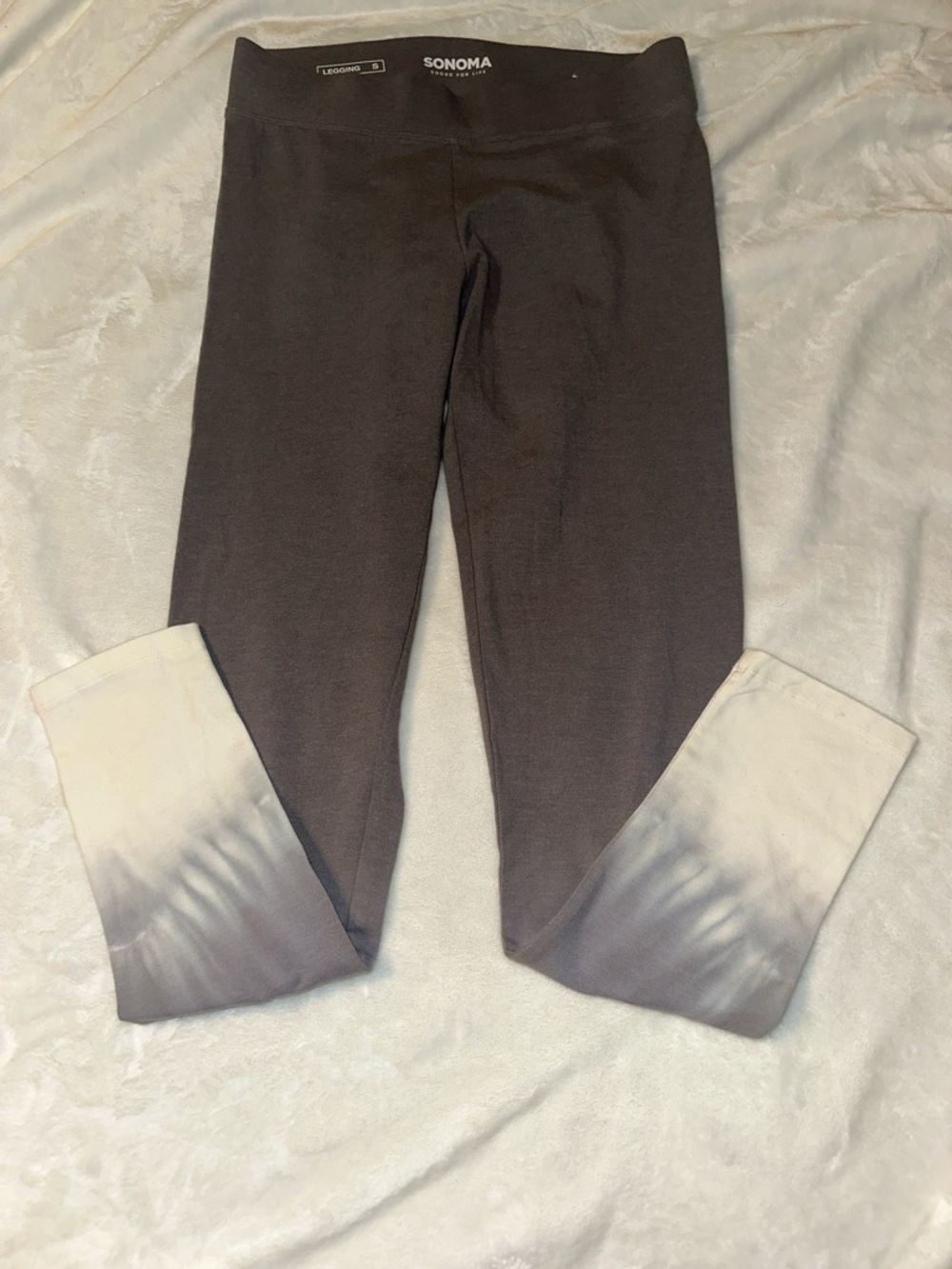 Sonoma Dark Gray Stretch Leggings
